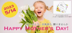 With The FLOWERSが母の日限定商品の発売を開始。